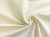 Brushed Cotton Flannel Fabric Material Wynciette CREAM